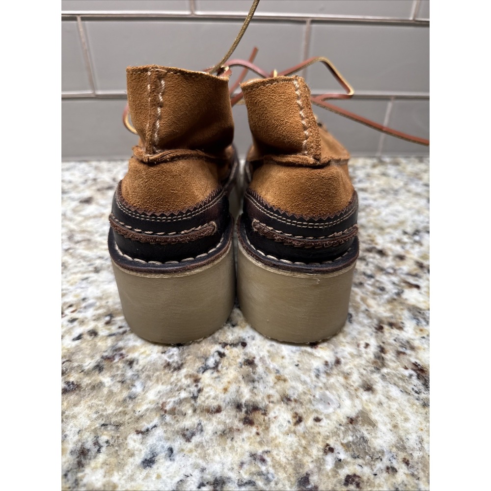 Free People Mod Mocc Shoe Boots Women Size 7.5 Eu 38 Msrp: $198 Suede - Picture 7 of 11